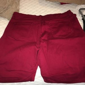 Red jeans